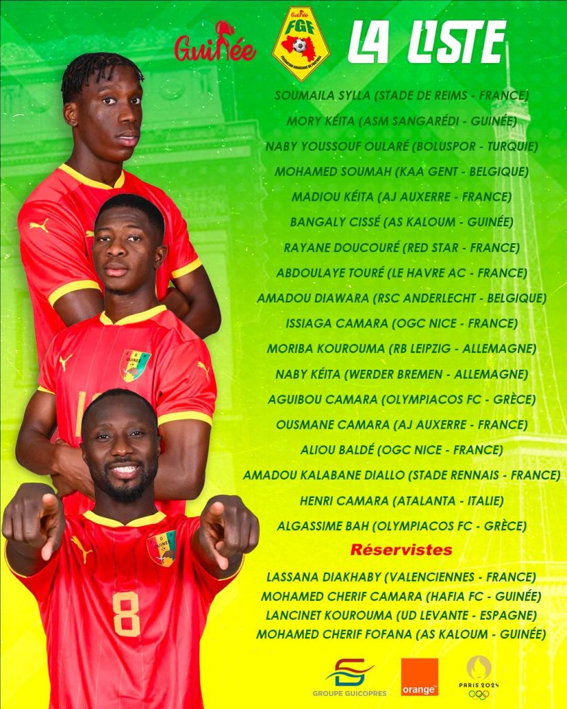 Jo De Paris Serhou Guirassy Et Morlaye Sylla Absents Naby Keita