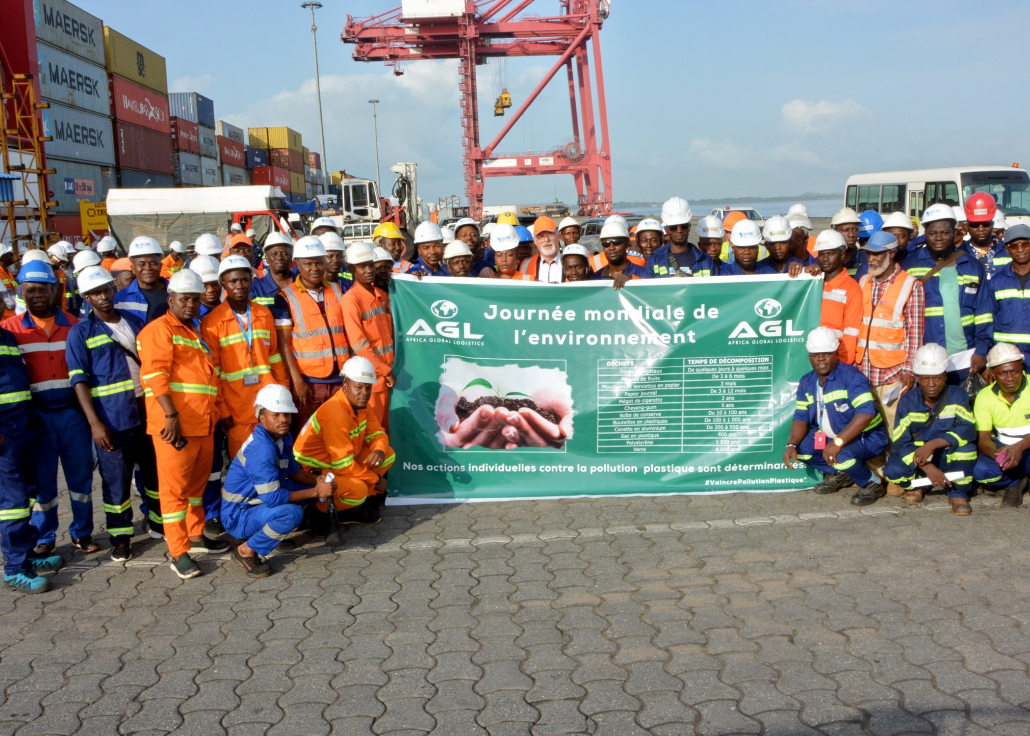 Africa Global Logistics en Guinée se mobilise pour la Journée