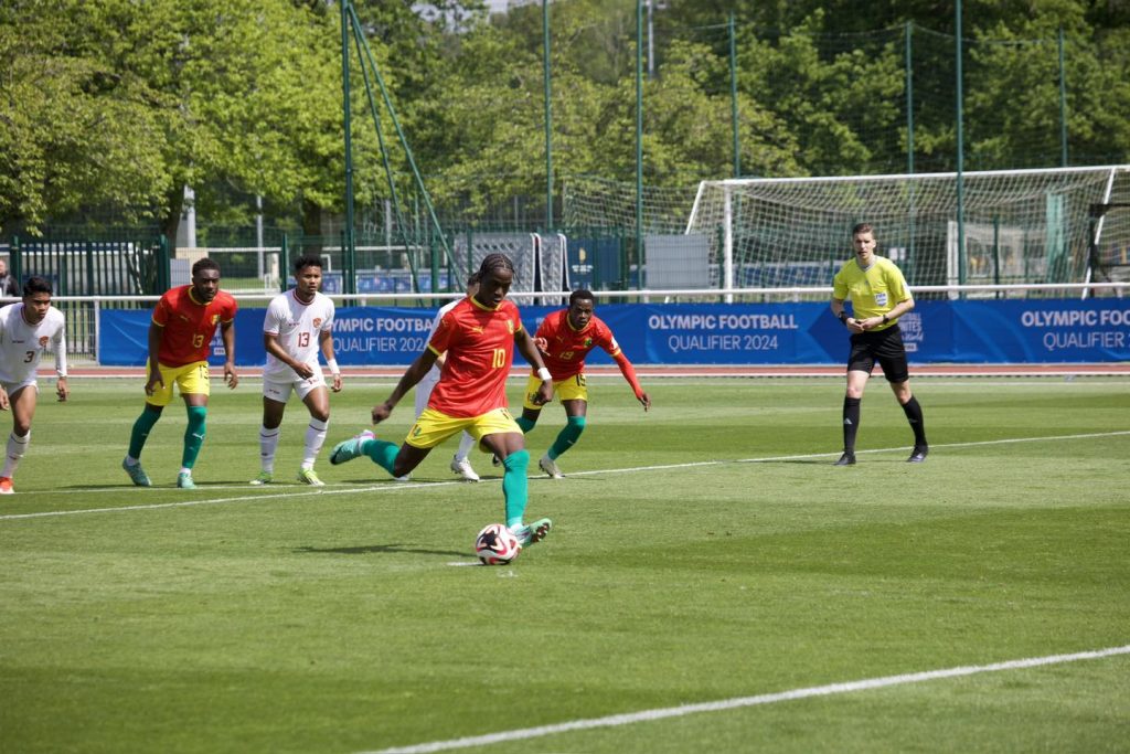 Barrage JO de Paris : Moriba Kourouma ouvre le score pour le Syli U23 ...